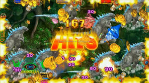 เครื่องเกมจับปลาสำหรับผู้เล่น8คน Godzilla VS Kong 2025สินค้าใหม่ - Product Image 4