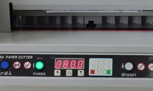 450 elektrikli giyotin kesici A3 A4 boyutu kağıt kesme makinesi dijital kağıt kesme makinesi - Product Image 5