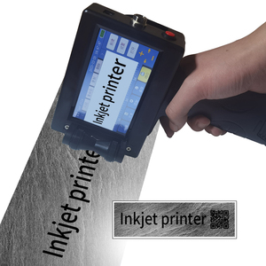 Handheld Inkjet Printer Multilingual Interface 4.<strong>3</strong>-inch Touch Screen <strong>Coding</strong> Printing Machine for Paper Label Tube - Product Image 3