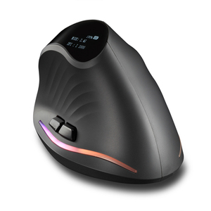 2.4G Wired Tri-Mode-Display Vertikale drahtlose Maus Silent RGB-Makro programmierung Vertikale ergonomische Maus - Product Image 4