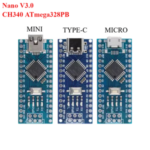 Scheda di sviluppo Nano V3.0 CH340 ATmega328PB versione migliorata modulo microcontrollore per Arduino - Product Image 1