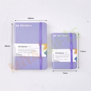 Custom A4A5A6A7B5B6 planner diario diario diario copertina in morbida pelle rilegatura con stringa elastica
