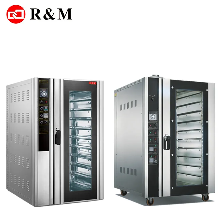 Guangzhou Bakken Machine Bakkerij Apparatuur Prijs 8 5 10 12 Trays Gas Convectie Oven Elektrische Commerciële 10 Lade Convectie Ovens