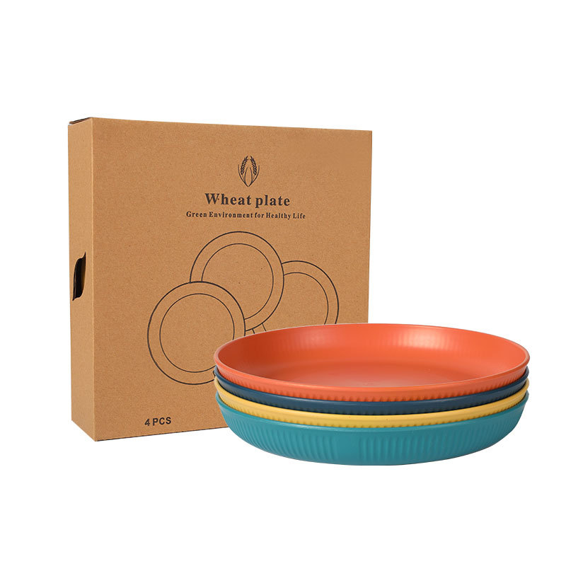 Vertical grain plate (4 sets of boxed) orange