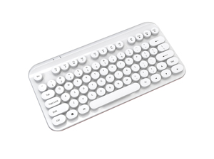 Juego de teclado y ratón de ordenador verde Mini máquina de escribir de caramelo redonda retro para diseño colorido de Windows - Product Image 6