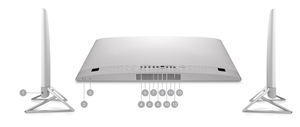 โปรเซสเซอร์ In5420 24 All-in-one 5420ใหม่ล่าสุด13th คอมพิวเตอร์ตั้งโต๊ะ I5-1335U Intel - Product Image 2