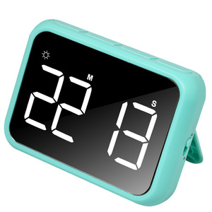 LED Multifunktion ale Smart Digital Küchen timer Mini Batterie betriebene Elektronik mit rundem Muster für den täglichen Gebrauch im Fitness studio - Product Image 1
