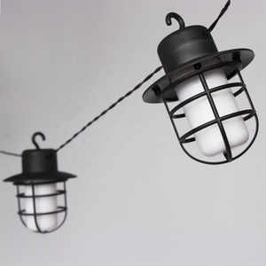 Mainstays 10-<strong>Count</strong> Plastic Solar Powered Flame Effect Lantern Outdoor <strong>String</strong> <strong>Lights</strong> Decorative Hanging Patio <strong>Lights</strong> - Product Image 6