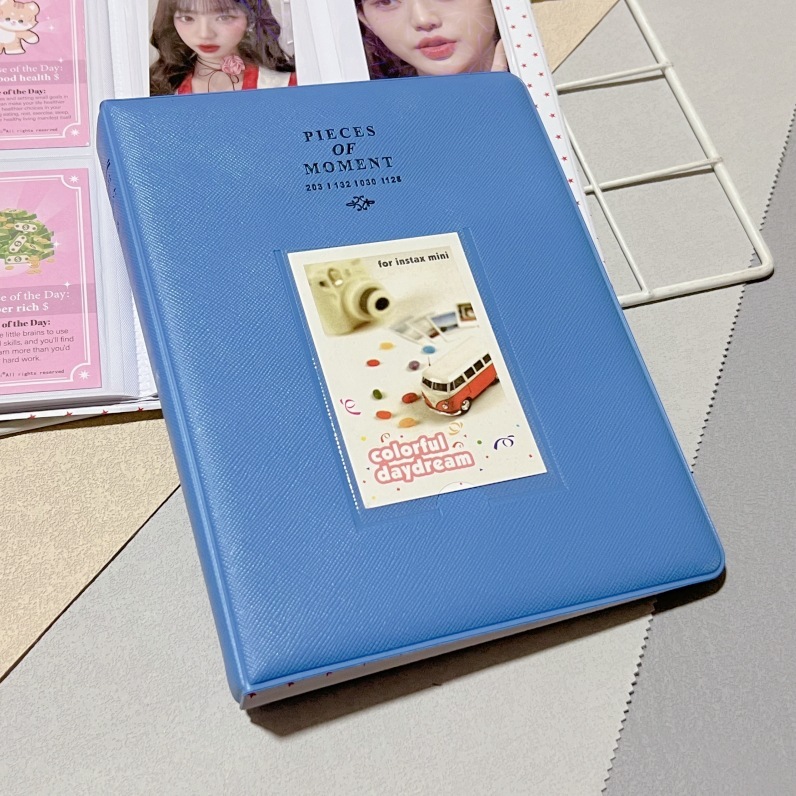Candy polaroid-bleu saphir