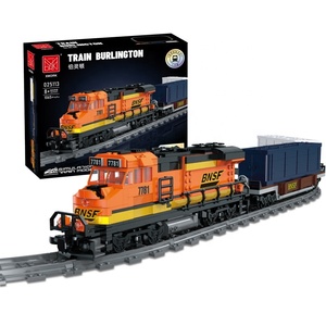 025113 Train tren elektrikli baskı yapı taşları oyuncak çocuk DIY yapı taşları Set dekorasyon doğum günü hediyesi - Product Image 1