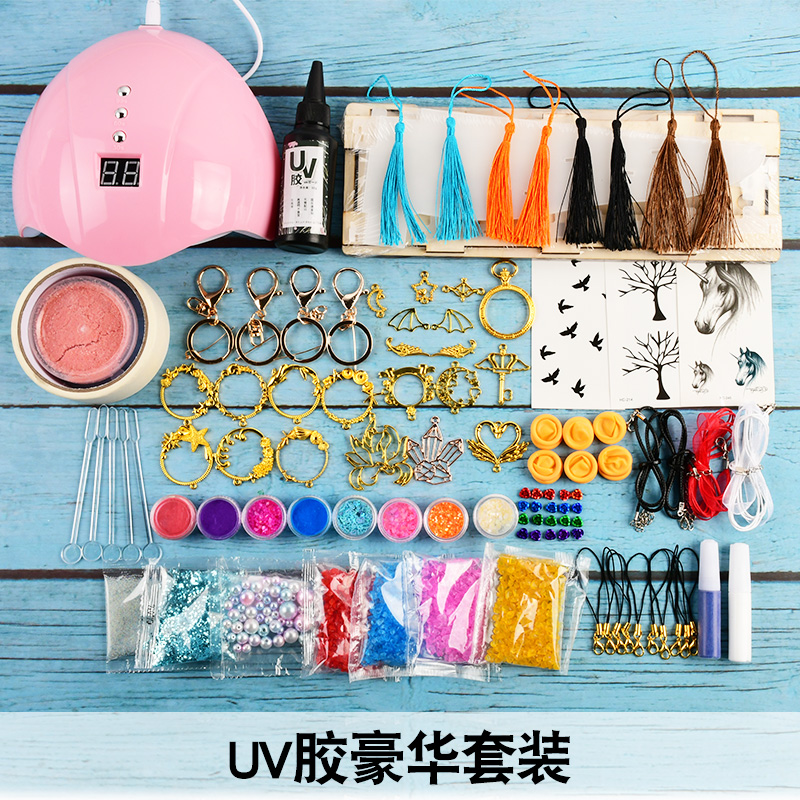 Uv pegamento traje de lujo