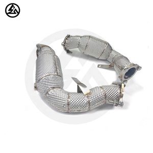อุปกรณ์ท่อระบายไอเสีย304สำหรับรถ Audi A6 A7 B8 S4 S5 - Product Image 3