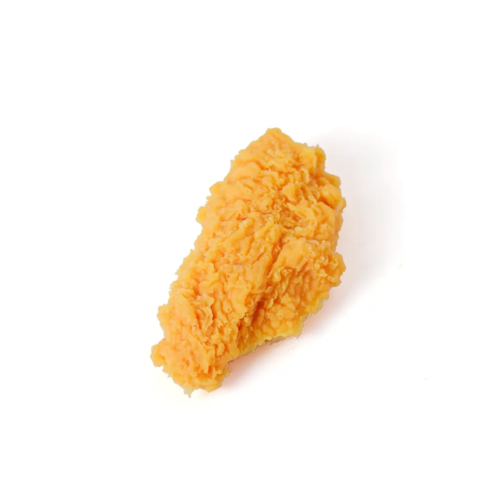 Yapay gerçekçi derin kızarmış tavuk kanatları modeli sahte KFC modeli Fast Food restoran için ekran