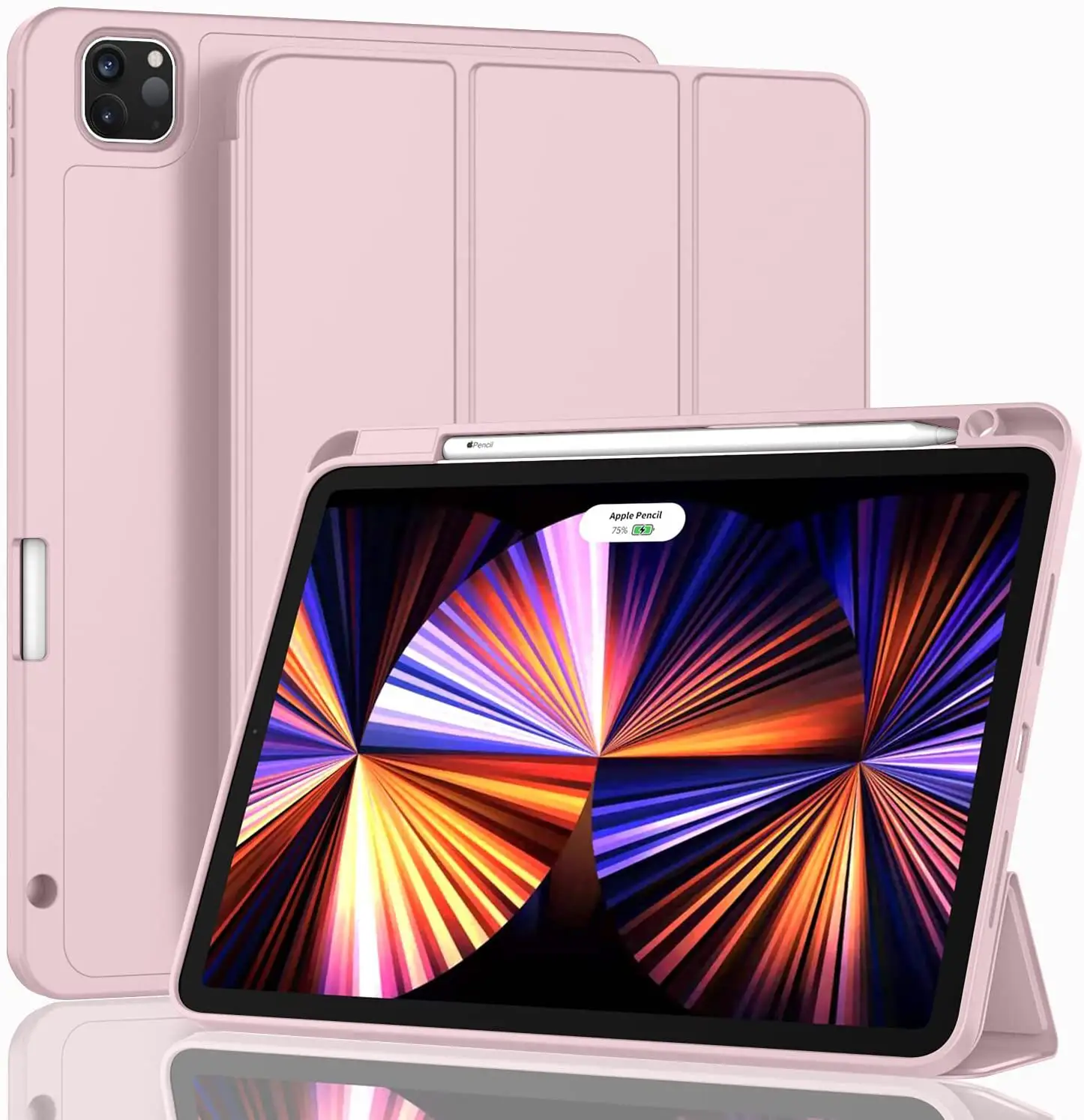 Gấp thông minh Bìa Silicone Leather Case cho iPad air4/air3 sang trọng bảo vệ máy tính bảng bao gồm bút khe cắm cho iPad Pro 12.9/11/10.5