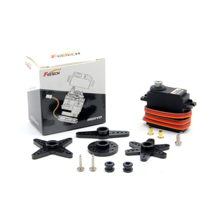 Feetechミニデジタルサーボ7.5KGモーター1/181/16マイクロRCカーHYPER GO WLTOYS144001トラック飛行機ボートロボット玩具 - Product Image 6