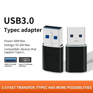 USB 3.0タイプCメスからUSBへオスアダプタUSBC充電データコンバータ携帯電話AC出力 - Product Image 3