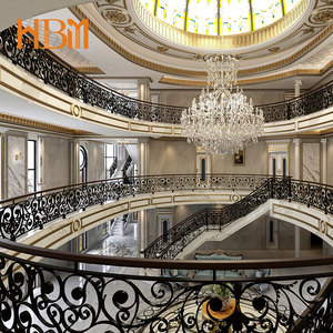 Servicio de diseño de interiores One Stop waterjet suelo de mármol Villa decoración del hogar diseño arquitectónico representación 3D - Product Image 6