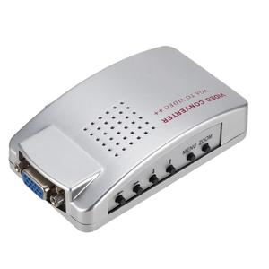 Convertidor de adaptador de señal VGA a TV AV RCA portátil NTSC PAL caja de interruptor de vídeo con función Plug and Play para ordenador portátil PC - Product Image 3