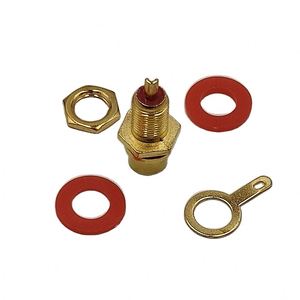 Altın kaplama bağlayıcı Lotus fiş RCA kadın Jack lehimleme ses konektörü RCA konektörü kadın RCA kadın paneli montaj soketi - Product Image 6