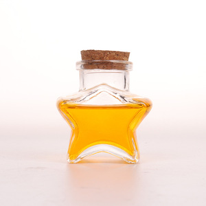 50ml 75ml Small Heart <strong>Shaped</strong> Jar Transparent Glass Storage Jar Bottle Container <strong>with</strong> Cork Stopper Fill <strong>with</strong> Jelly Balls <strong>String</strong> - Product Image 5