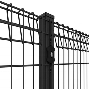 Rete metallica saldata BRC recinzione recinzione Top recinzione di sicurezza con telaio in ferro d'acciaio PVC per fattoria Sport giardino - Product Image 1