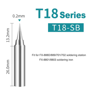 <strong>HAKKO</strong> <strong>FX</strong>-888D/888 907 T18 Series Precision Electronics Repair Soldering Iron High Quality Copper Tip Lead-Free Soldering Station - Product Image 6