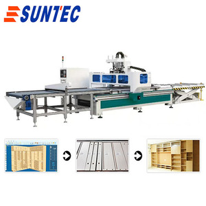 Syntec 60we Control Absolutely Driver Yaskawa <strong>Loading</strong> Unloading <strong>Nesting</strong> <strong>Cnc</strong> <strong>Router</strong> <strong>Auto</strong> Tool Change With Boring Center