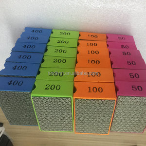 Kim cương tay đánh bóng Buffing Pads tùy chỉnh OEM tùy chọn cho gốm gạch đá cẩm thạch đá - Product Image 3