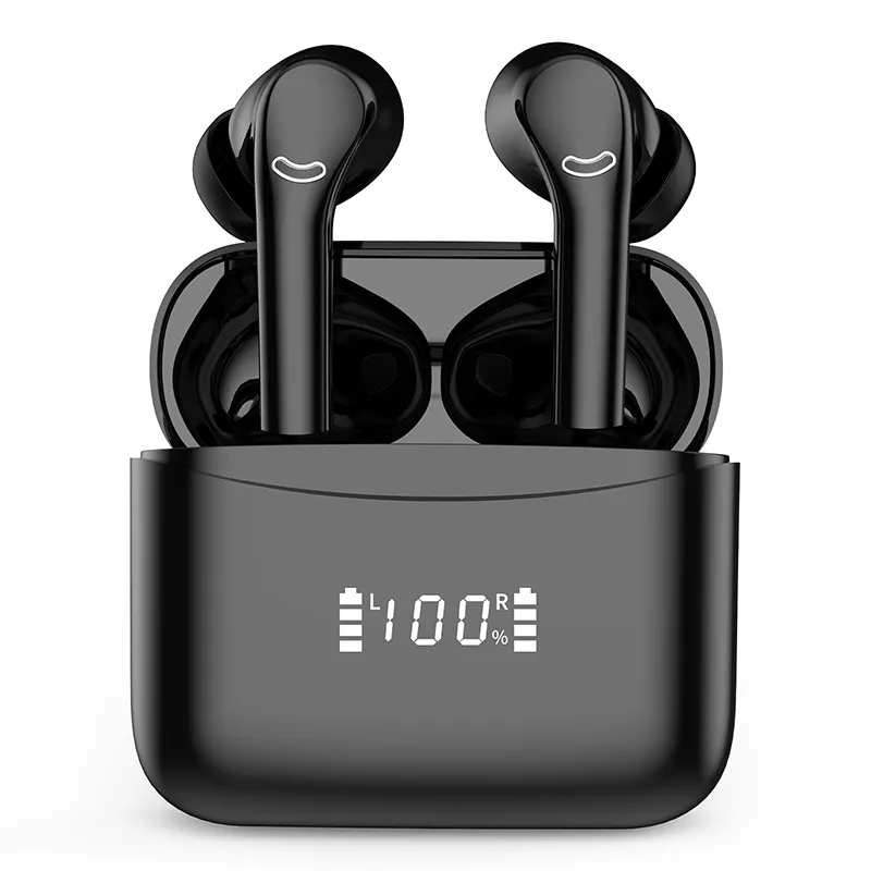 Auriculares Pro Bluetooth con reducción de ruido, auriculares AAC de batería de alta capacidad, Bluetooth 5,2, voz, libera las manos