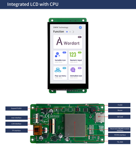 Dwin 4,3 Zoll 800x480 HMI-Display TFT LCD-Touchscreen Smart Module 4,3 "Kapazitives Display Arbeiten mit Arduino/ESP