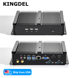 US Stock Powerful Mini PC, Core I7-1165G7 Processor, DDR4 RAM/NVMe SSD, 4K Dual <strong>Display</strong>, 2x RS232, Fanless Industrial PC - Product Image 1