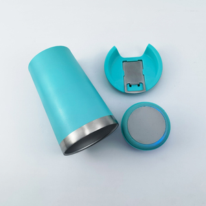 ビールオープナーとBluetoothスピーカー、取り外し可能な底部を備えた16OZの新しいデザインの金属カップ - Product Image 4