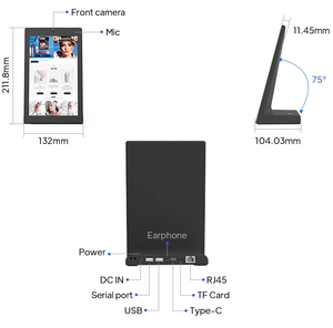 10.1 pollici a forma di L Tablet PC Android 2GB PoE NFC interfaccia USB per il settore Business per le banche Self-Service POS WiFi ordinando nuovi - Product Image 4