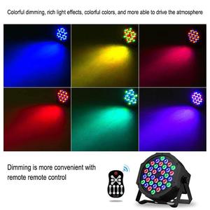 Rgb 18 36 Led 7 Modes Sound Activated <strong>Dmx</strong> <strong>Control</strong> LED Stage Dj Par Lights <strong>With</strong> Remote <strong>Control</strong> for Club Ktv Disco Party Lighting - Product Image 3