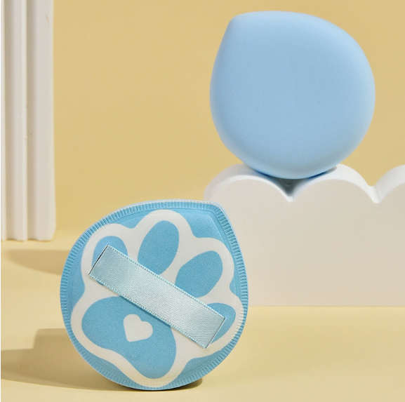 Bleu + boîte en plastique