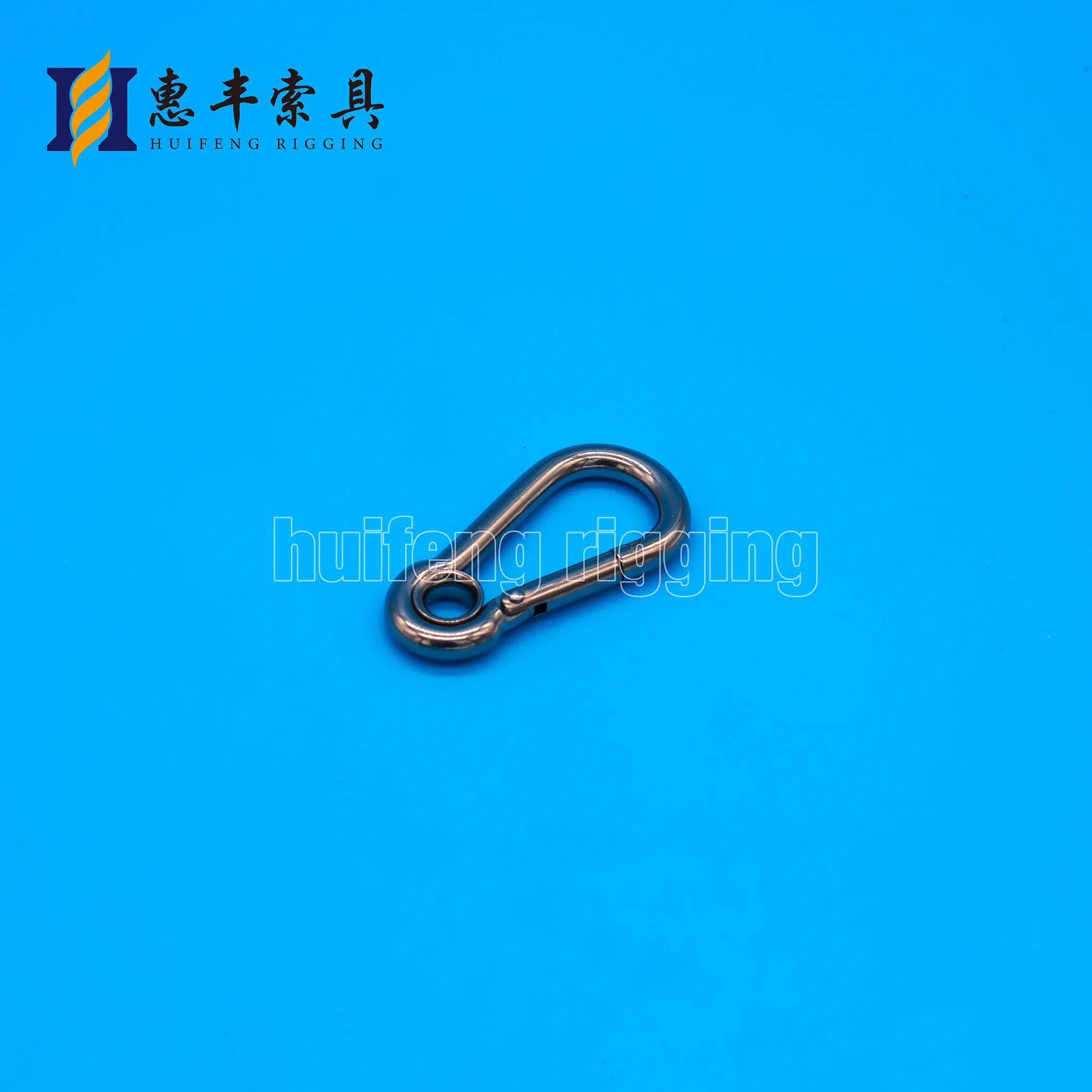 الصين الجملة الثقيلة الفولاذ المقاوم للصدأ العين خطاف معدني للحبال مع العين DIN5299 تشكيل Karabiner