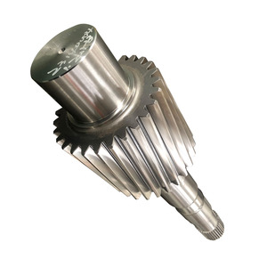 定制高质量大模块轴驱动锻造齿轮轴 - Product Image 3