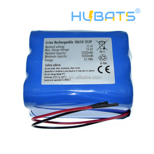 5200毫安时11.1v锂离子18650 3S2P 57.72wh 5.2Ah 12v电池，用于泳池真空Altec兰辛扬声器发光二极管灯 - Product Image 2