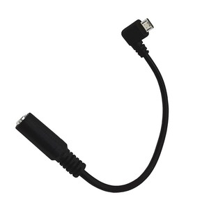 黑色迷你<span class=keywords><strong>Usb</strong></span>至3.5毫米麦克风麦克风适配器传输电缆Gopro Hero 3 3 + 4运动数码相机