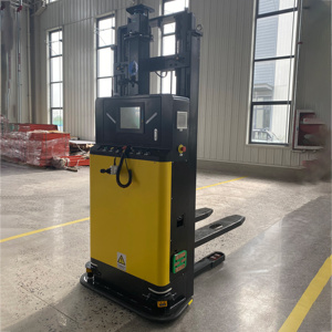 AGV potente Robot impilabile Forklift1.5t 2t elettrico 3 vie Pallet Stacker transpallet adatto per sistemi di Racking automatico - Product Image 5
