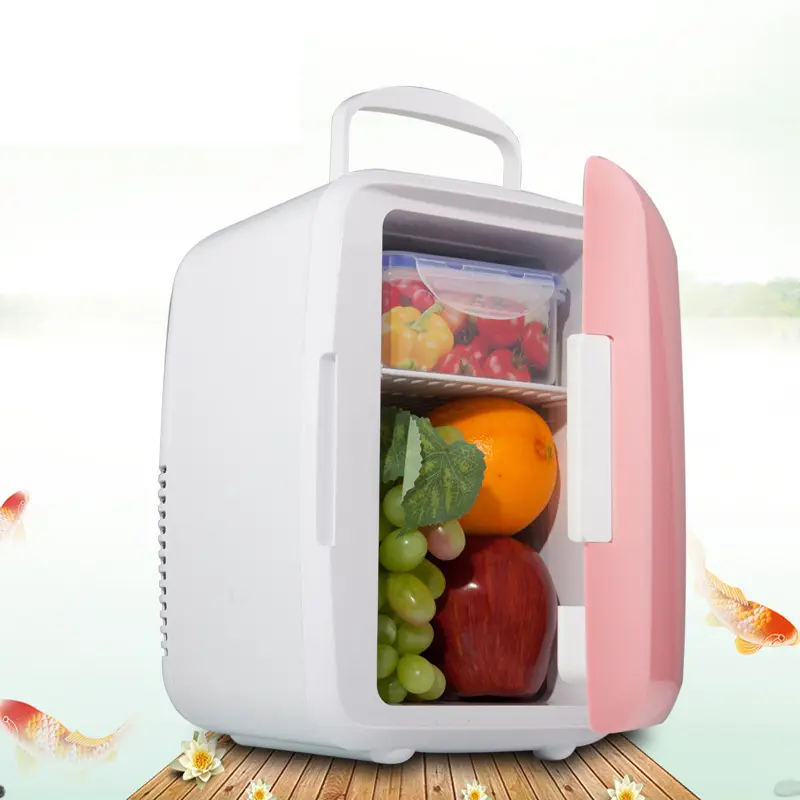Портативный автомобильный мини-холодильник Madou, 4 л, домашний автомобильный компрессор с USB, холодильник для косметики в общежитии