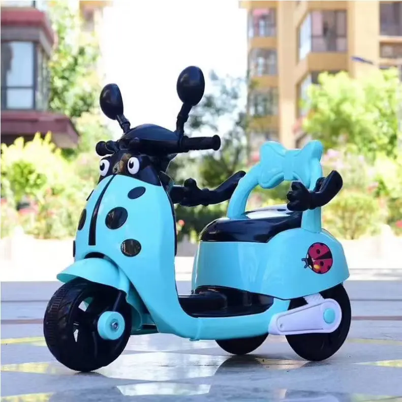 Sıcak çocuk elektrikli binmek-araba motosiklet oyuncak 2-4 yaşındakiler için elektrikli bebek motorsiklet oyuncak araba