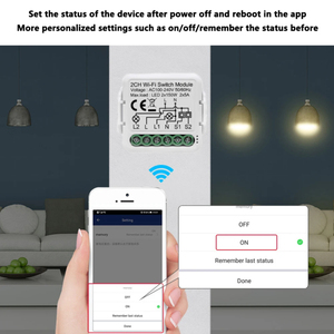 Mvava Rohs Ce 250v Smart Home <span class=keywords><strong>System</strong></span> Tuya RF Vorhang Mini Switch Modul WLAN ZigBee 3.0 Netzwerk Switch Modul ohne Neutral - Product Image 5