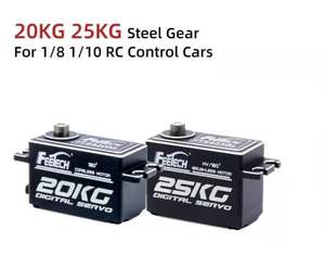 Düşük profil Servo Buggy tech FT5420M için 1/10 RC araba çelik dişli çekirdeksiz Motor radyo kontrol modeli Buggy araba Servo için - Product Image 2