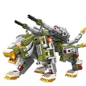 Bán buôn trẻ em của giáo dục xây dựng khối đồ chơi tương thích cho <span class=keywords><strong>LEGO</strong></span> kaizhi MECHA loạt Pháo Binh hạng nặng sư tử Hung Dữ - Product Image 1