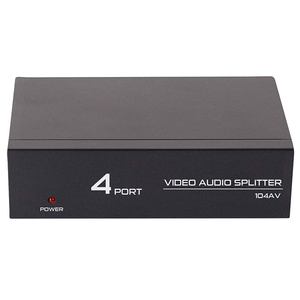 Distribuidor de vídeo 1 en 4, salida de 250MHz, divisor de 1 a 4 puertos para ordenador Mac, etc.