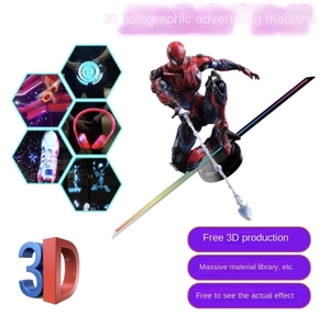 Cloud App Control 3D <strong>LED</strong> Holographic Fan Full Size <strong>30cm</strong>-180cm for Elevator Advertising Display Event Rental Projector Projection - Product Image 4
