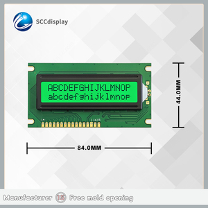A buon mercato JXD1602C STN 1602 LCD verde positivo per schermo di controllo industriale modulo di visualizzazione Cob lingua russa per il carattere LCD - Product Image 3