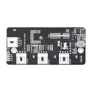 Gute Qualität PCIe TO 4-Ch SATA 3.0 Raspberry Pi CM4-Modul mit SATA-Schnitts telle mit 6Gpbs High-Speed