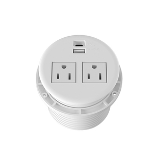 SINOAMIGO Customized Professional Desk Power <strong>Socket</strong> Furniture Desktop <strong>Socket</strong> Round Table Recessed Power Outlet - Product Image 2